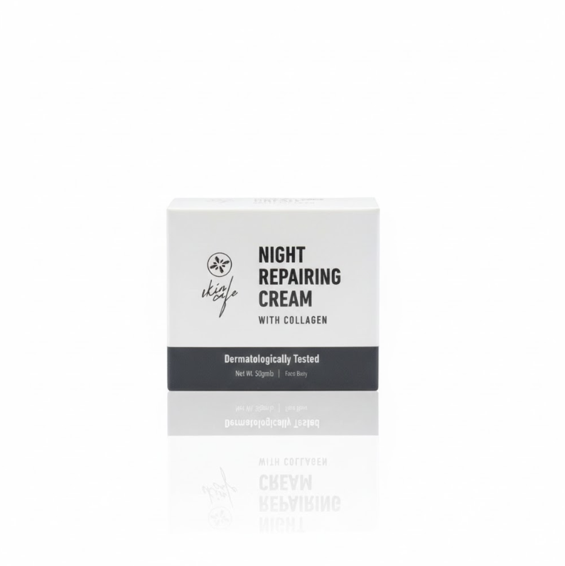 Skin Cafe Night Repairing Cream With Collagen  50gm